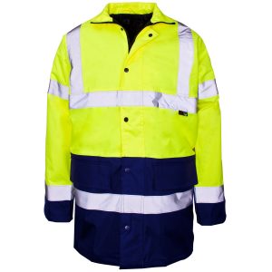 Hi-Vis Jacket Blue/Yell C3 Std M - 10pieces