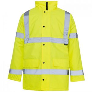 Hi-Vis Jacket Yellow Std  M - 10pieces