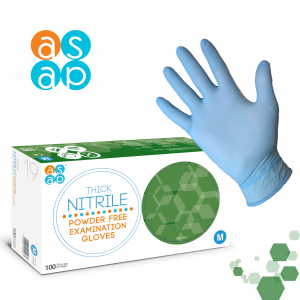 ASAP Thick Nitrile Powder Free Examination Glove