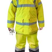 S778 -Bizflame Rain Hi-Vis AS/FR Yellow Jacket - Image 2