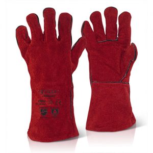 RED WELDERS GAUNTLET 14"