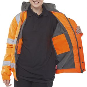CBJF Hi Viz Yellow Bomber Jacket