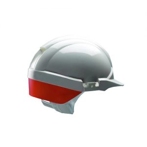REFLEX SAFETY HELMET WHITE C/W ORANGE REAR FLASH