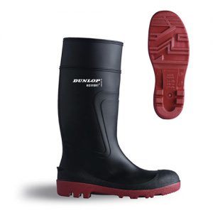 H812511/D8864 Dunlop Black Safety Wellington