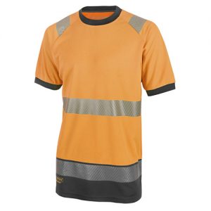 HIVIS TWO TONE S/S T SHIRT SML