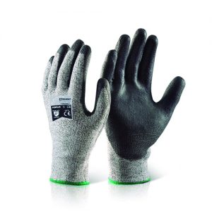 PU COATED CUT RESISTANT GLOVE SMALL 7