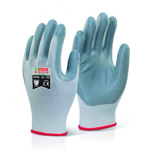 NITRILE FOAM NYLON GLOVE 08 M